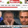 Mourinho bi sa thai