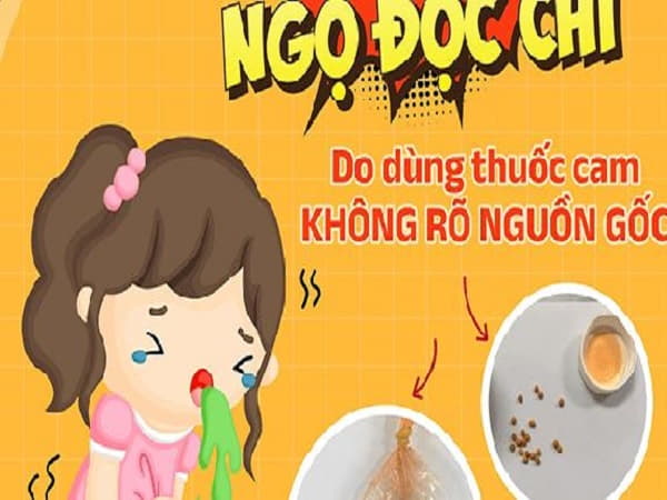 Cảnh báo về việc dùng thuốc cam cho trẻ nhỏ