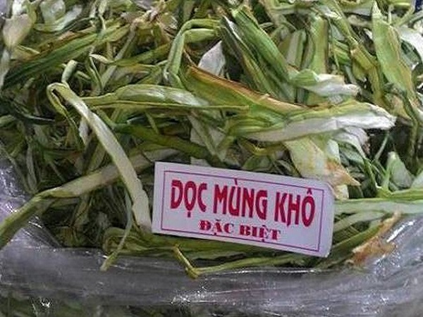 Gần nửa triệu đồng một ký dọc mùng sấy khô