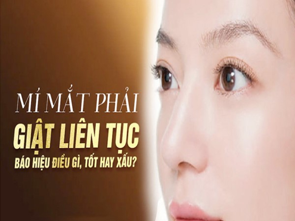 Mắt phải giật là bệnh gì?