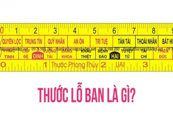 Thước lỗ ban là gì?