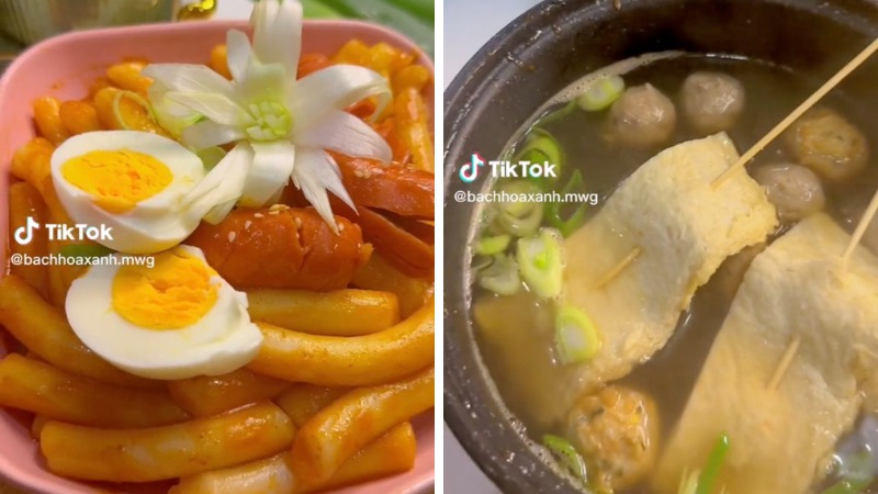 Làm Tokbokki Chả Cá Bằng Gói Chế Biến Sẵn
