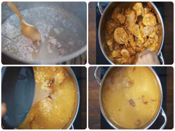 Nấu chân giò giả cầy