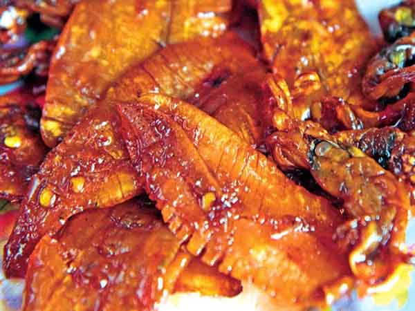 Mực ngào cay – Đặc sản làm quà